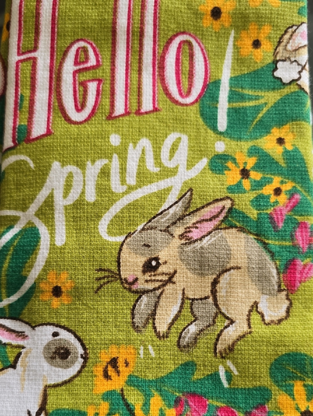 LAYERINGS BRAND SPRING & EASTER KITCHEN HAND TOWELS BUNDLE OF 6 TOWELS